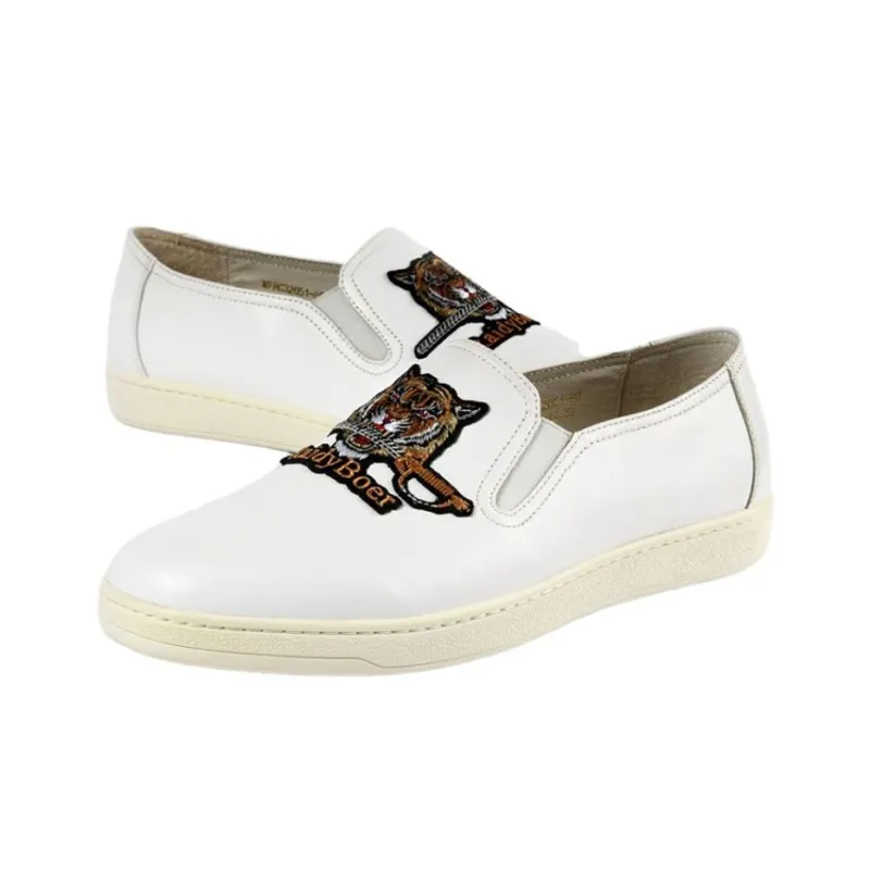 Raidy Boer Casual Shoes Men Low Top Black/White-8