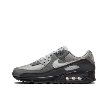 Nike Air Max 90 Anti Slip Wear Resistant Low Top Casual Running Shoes Unisex Gray Black