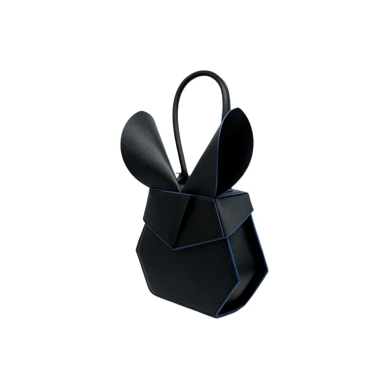 BEDROOM SOCIETE BEDRU：M SCSJETE Calfskin Shoulder Bag Crossbody Bag Handbag Women's Black-1
