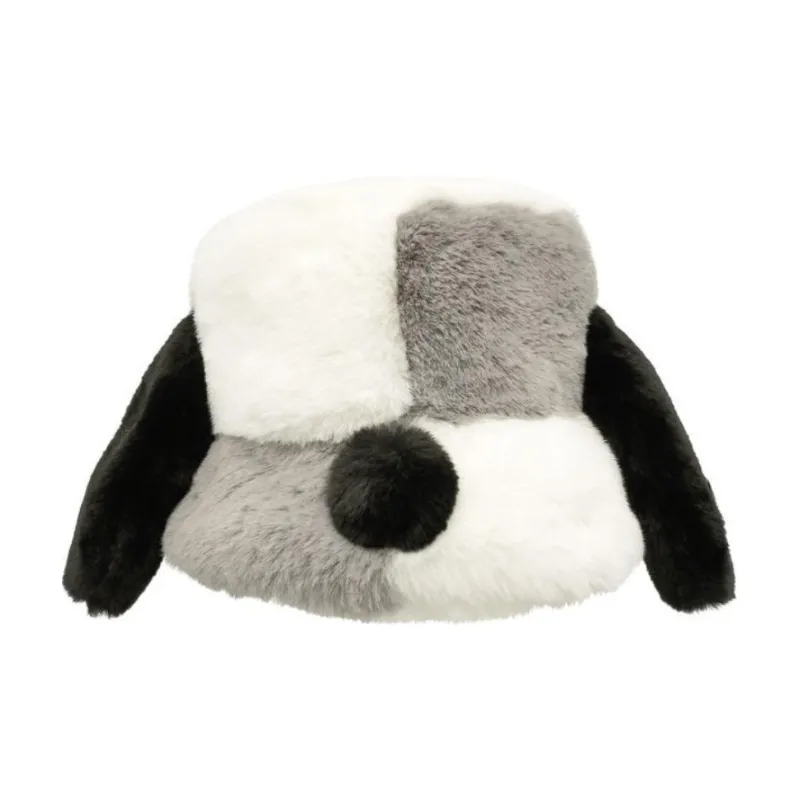 Universal Studios USJ Snoopy Collection Snoopy Plush Bucket Hat Hats & Caps Warm Doll Products-0