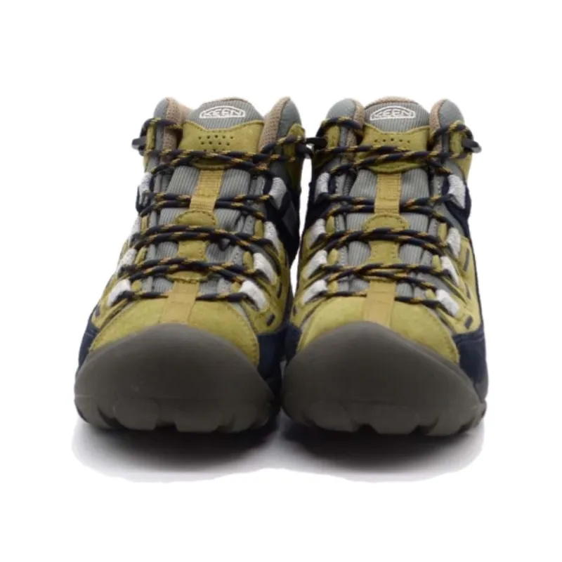 KEEN Targhee 2 Waterproof And Breathable Mid-Top Outdoor Shoes Women's Blue Green-2