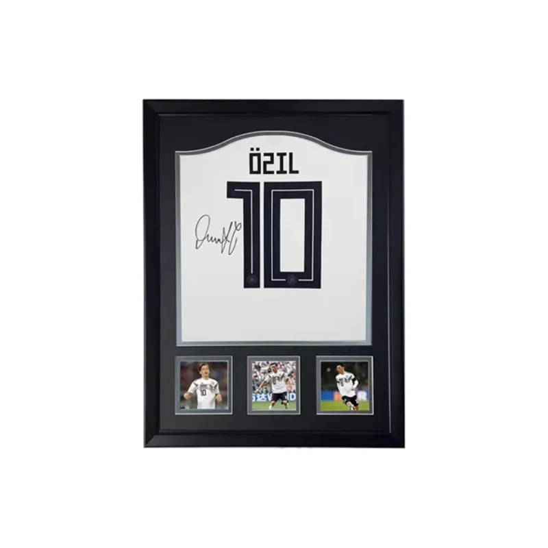 Yi Shot Jersey German National Team, Included SA Certificate, Framed For Preservation-0