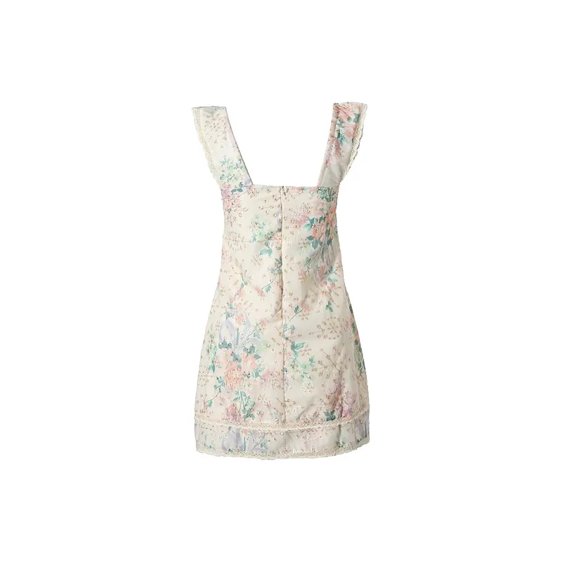 Incolore Short Sleeved Dresses Women's Floral-1
