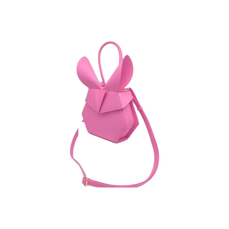 BEDROOM SOCIETE BEDRU：M SCSJETE Calfskin Shoulder Bag Crossbody Bag Handbag Women's Pink-2
