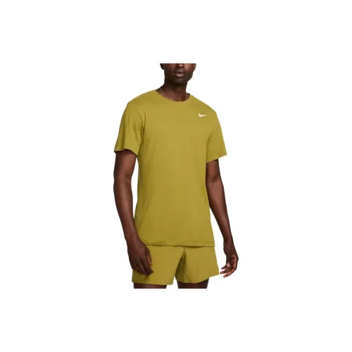 Nike Clothing T-Shirts Men Yellow Green