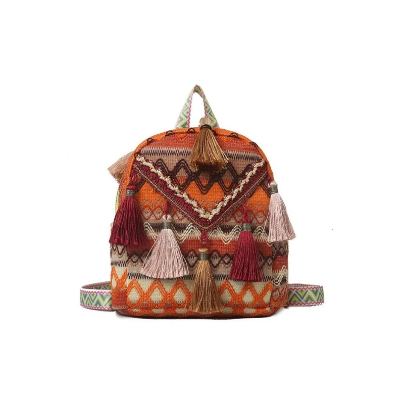 S.REPHEN Canvas Canvas Bag Backpack Regular Women's Red-6