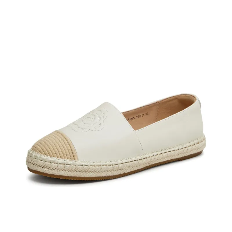 Teenmix Espadrilles Women's Ecru/Silver/Brown-0