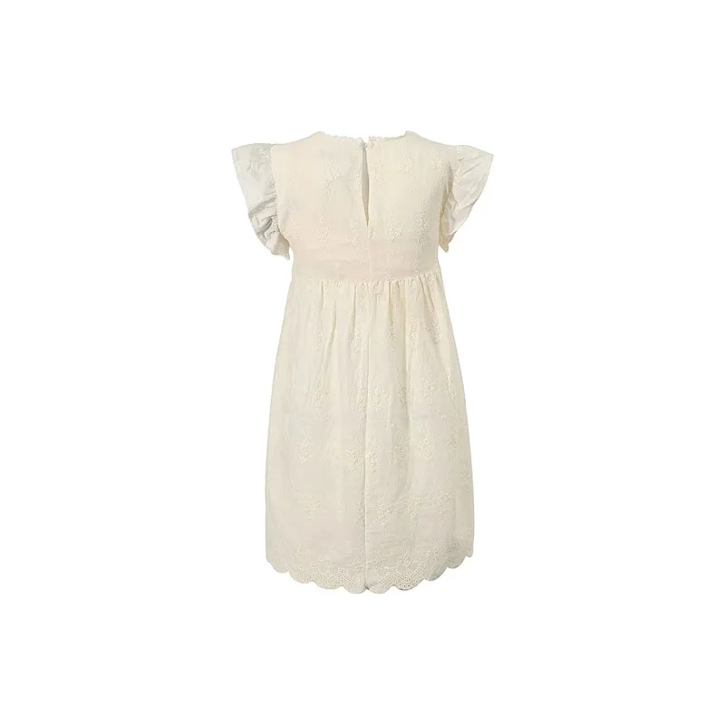 Incolore Short Sleeved Dresses Women's White-1