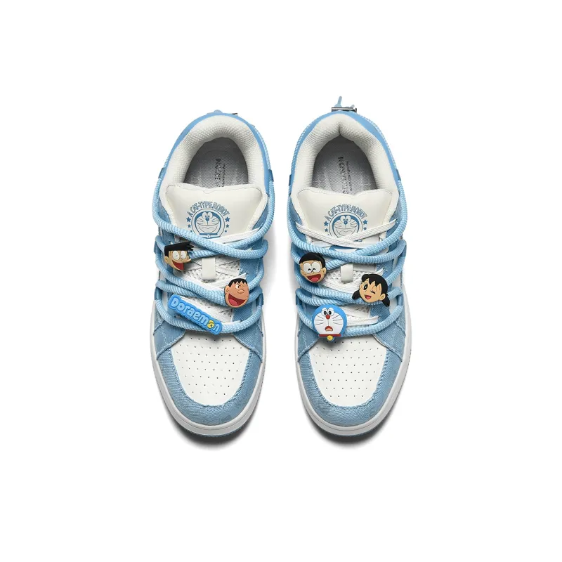 DoraemonA Box Limited Edition Puffy Shoes Low-Top Skateboard Shoes Unisex-264