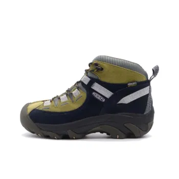 KEEN Targhee 2 Waterproof And Breathable Mid-Top Outdoor Shoes Women's Blue Green