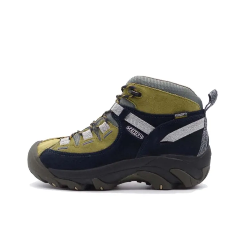 KEEN Targhee 2 Waterproof And Breathable Mid-Top Outdoor Shoes Women's Blue Green-0