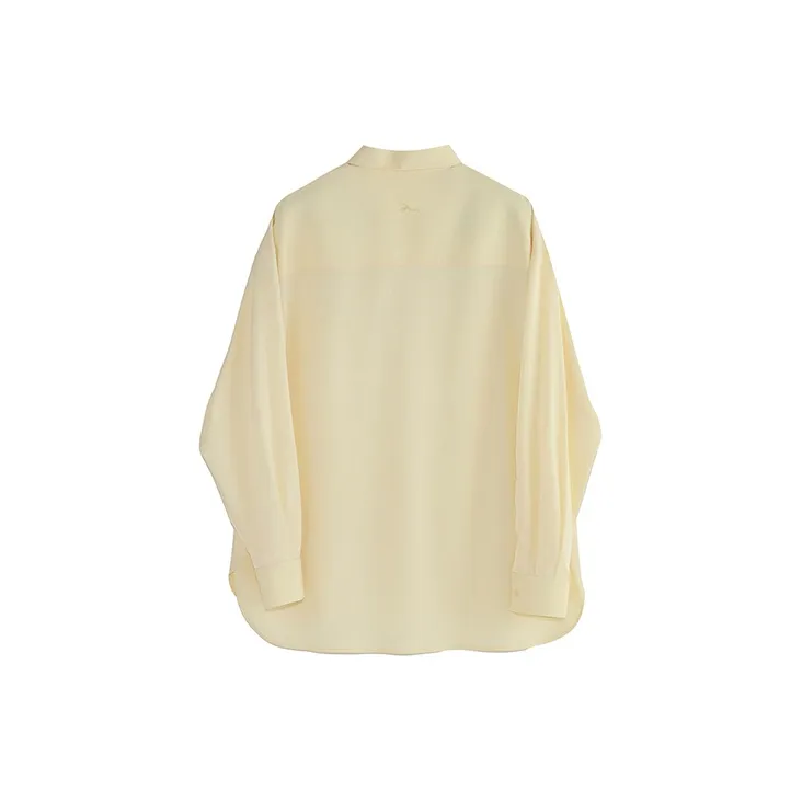 ROARINGWILD Relaxed Silhouette Long Sleeved Shirt Unisex-1