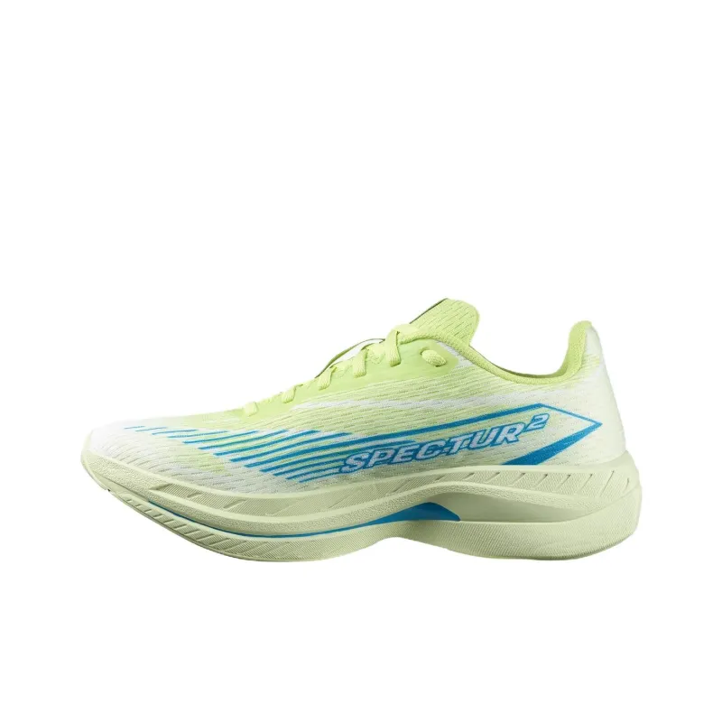 SALOMON SPECTUR 2 Cushioned Slip Resistant Abrasion Resistant Low Top Running Shoes Unisex White Yellow-1