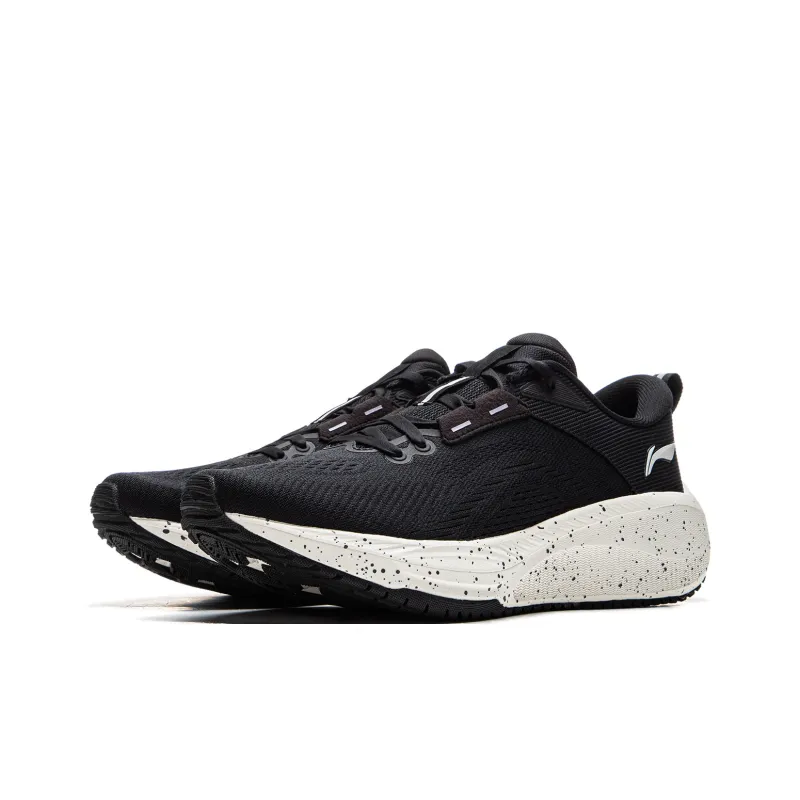 LiNing Wu Leaping 2.0 V2 Cushioned Anti Slip Wear Resistant Breathable Lightweight Low Top Running Shoes Women's Black-2