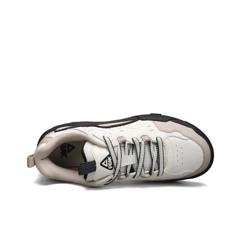 PEAK Skateboard Shoes Men Low Top Brown-3