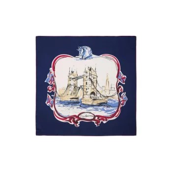 Burberry Tower Bridge Silk Scarf