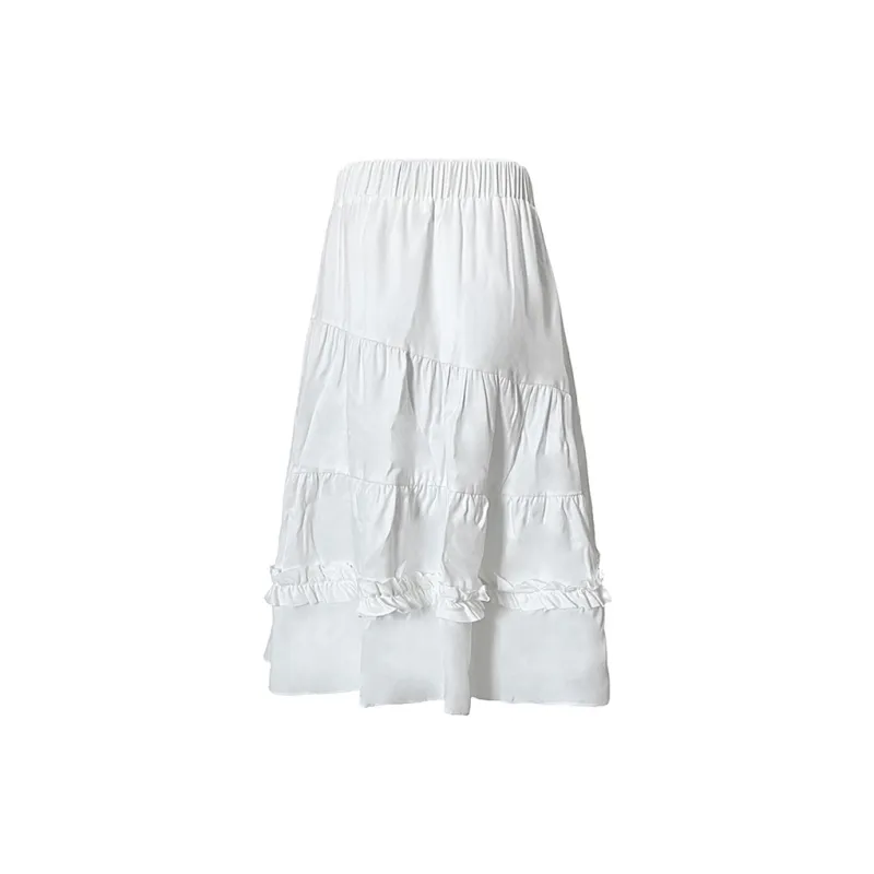 MJB Casual Long Skirts Women's White-1