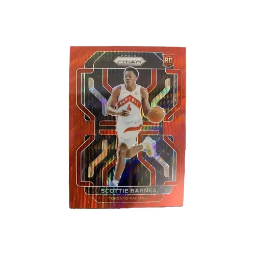 PANINI Scottie zwart 2021 22 Prizm Raptors Rising Stars RC Red Wave Basketball Card Product Access Sports Cards 1 Pc