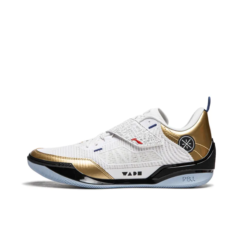 LINING Wade 808 4 Ultra Basketball Shoes Men Low Top Black White-0