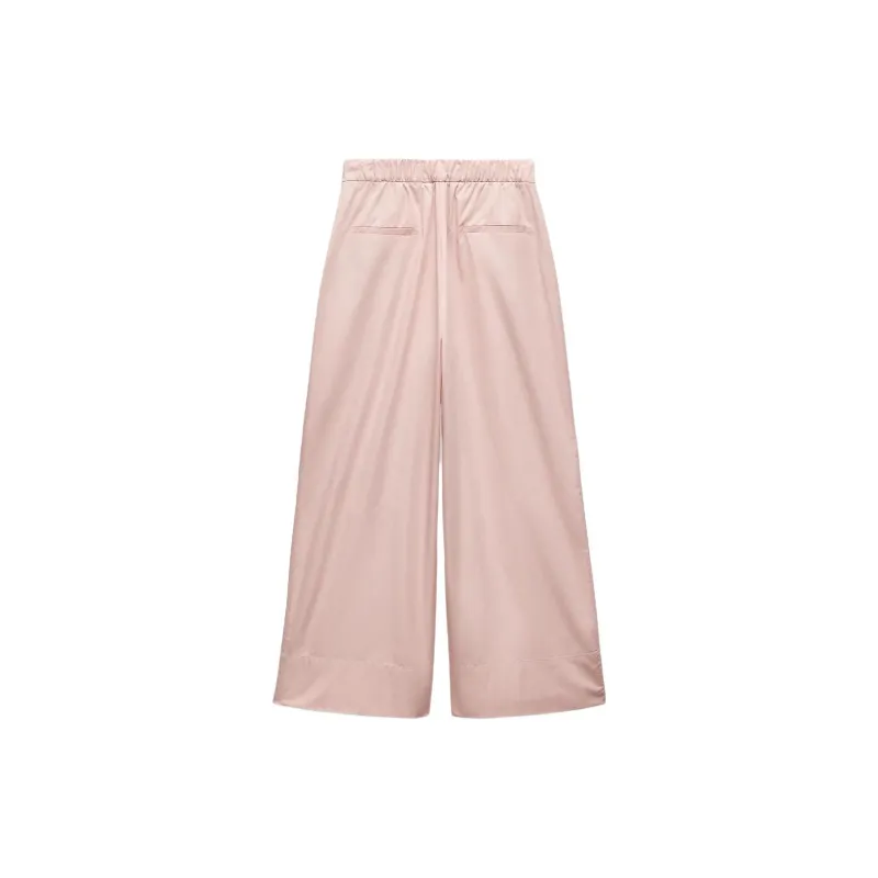 ZARA ZW Series Casual Pants Women's Pink-1
