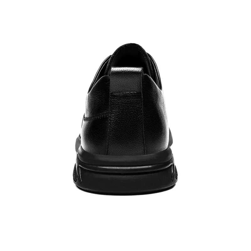 CHINT Dress Shoes Men Low Top Black-3