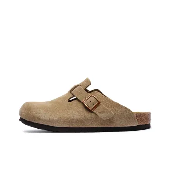 BASLS Cork Sole Rubber Sole Antibacterial Wrap toe Slippers Unisex