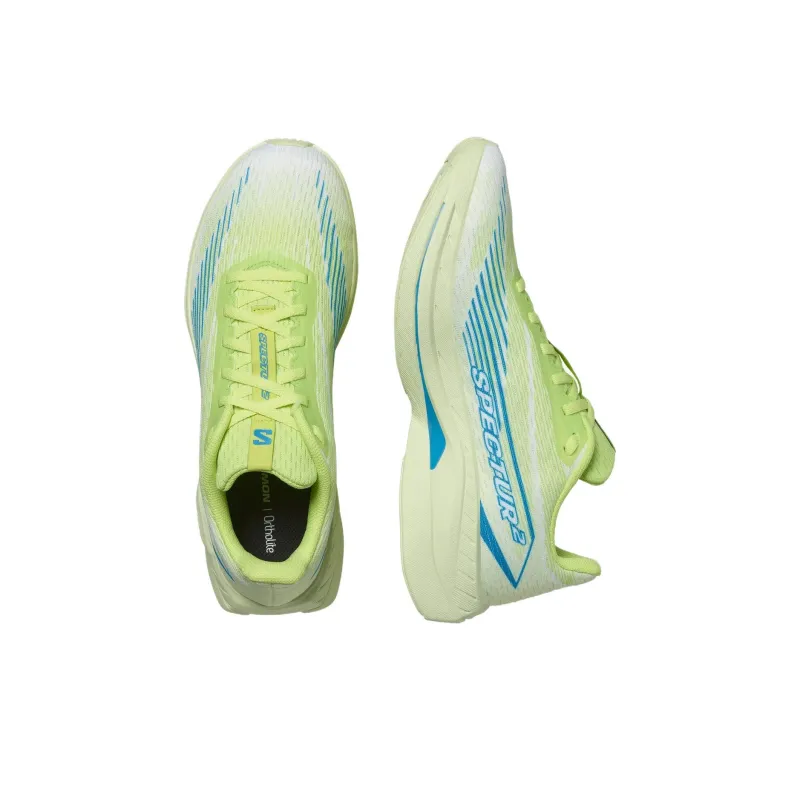 SALOMON SPECTUR 2 Cushioned Slip Resistant Abrasion Resistant Low Top Running Shoes Unisex White Yellow-2