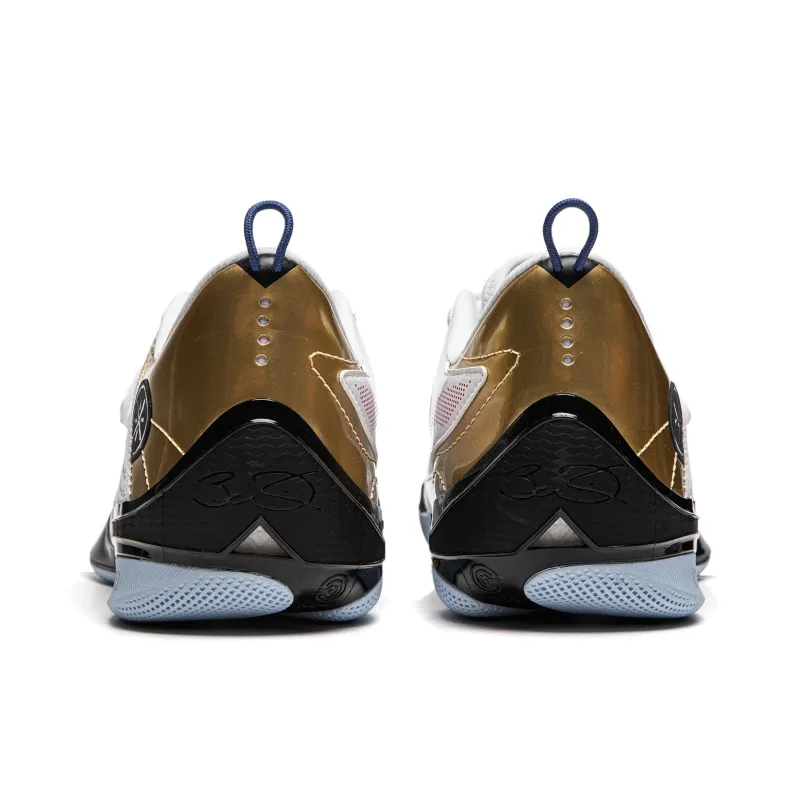 LINING Wade 808 4 Ultra Basketball Shoes Men Low Top Black White-5