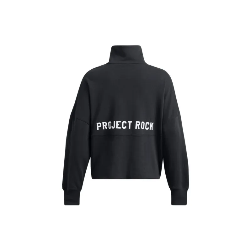 Under Armour Project Rock Sweatshirt Women's Black-1