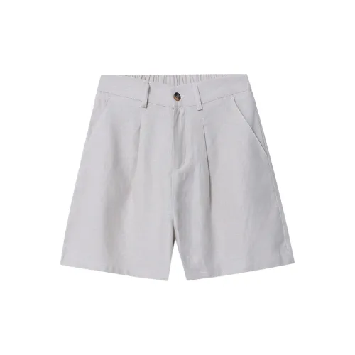 CHARM PICK Casual Shorts Women's Light Gray