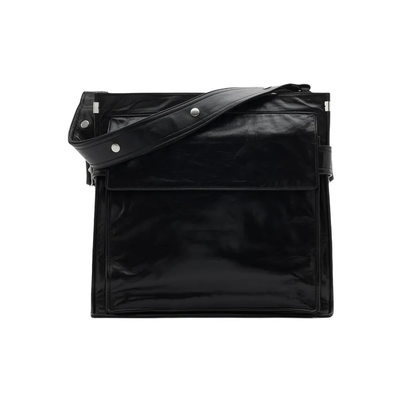 Burberry Lambskin Tote Bag Shopping Bag Crossbody Bag Shoulder Bag Women's Black-0