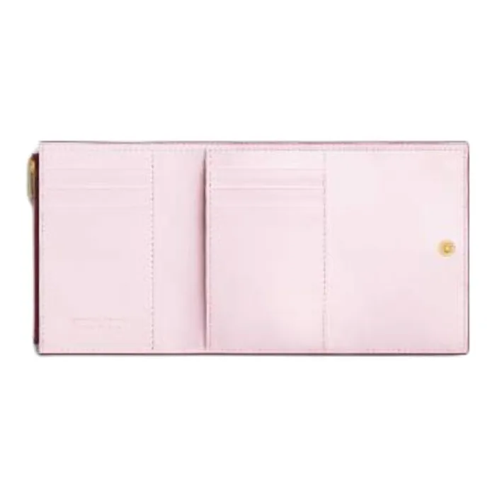Bottega Veneta Lambskin Wallet Women's Red-3
