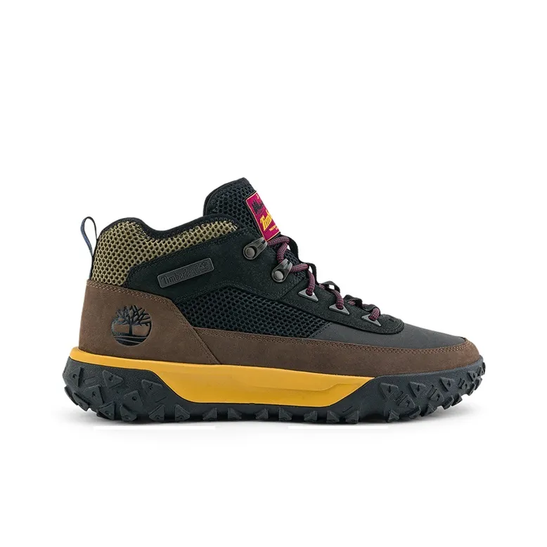 Timberland Greenstride Motion 6 Slip-Resistant Mid-Top Trekking Shoes Men's Black Brown-1