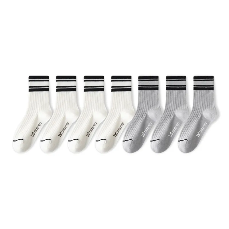 MIIOW Cool One Summer Series Mid Calf Socks Unisex 5 Pack-84