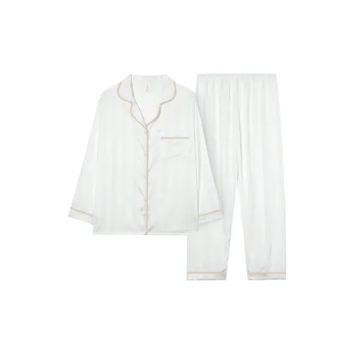 O'MESIK Pajama Set Women's White