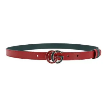 GUCCI Logo Plaque Reversible Belt