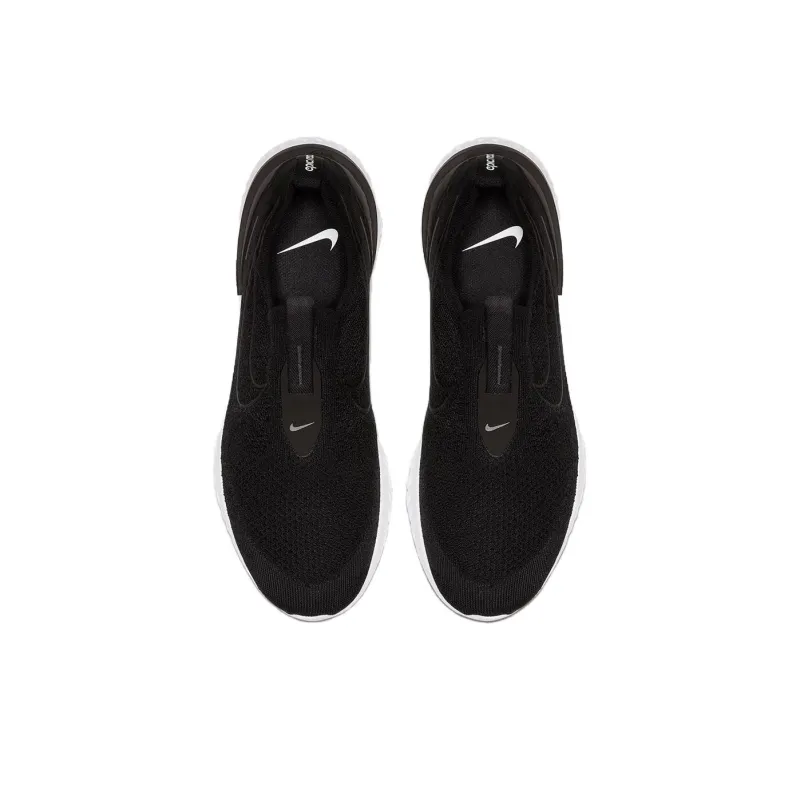 Nike Epic Phantom React Flyknit Black White-2