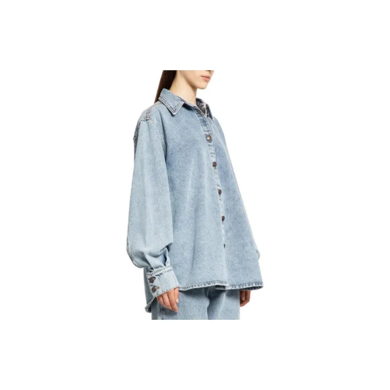 Magda Butrym Classic Oversized Denim Shirt-2