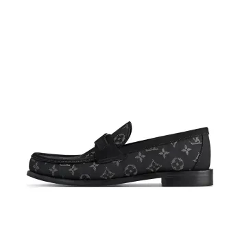 LOUIS VUITTON Loafers Men's Black