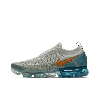 Nike Air VaporMax Moc 2 Light Silver Campfire Orange Celestial Teal Women's