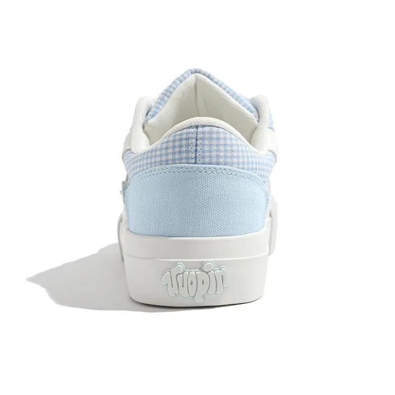 TUOPIN Slip Resistant, Abrasion Resistant, Lightweight Low Top Casual Shoes Unisex Sea Salt Milk Blue-9