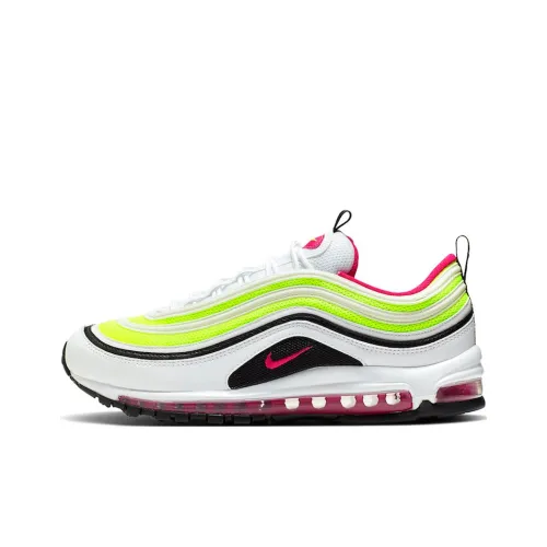 Nike Air Max 97 White Black Volt Rush Pink