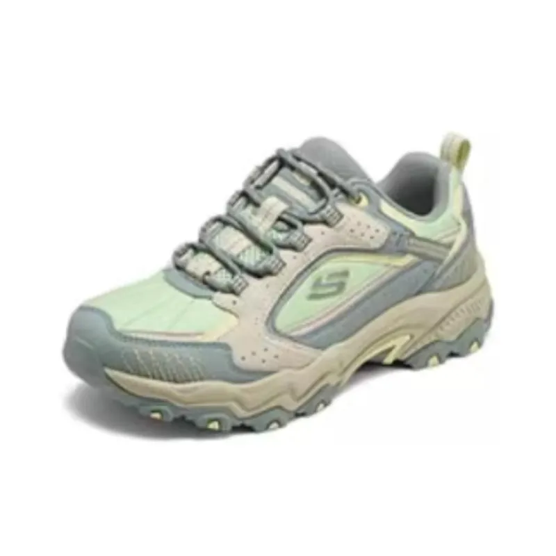 Skechers OUTDOOR Anti Slip Wear Resistant Low Top Trekking Shoes Women's Green-2
