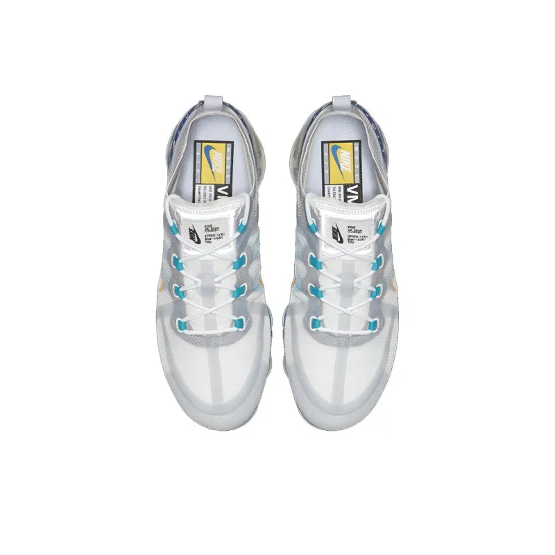 Nike Air VaporMax 2019 White University Gold Wolf Grey-2