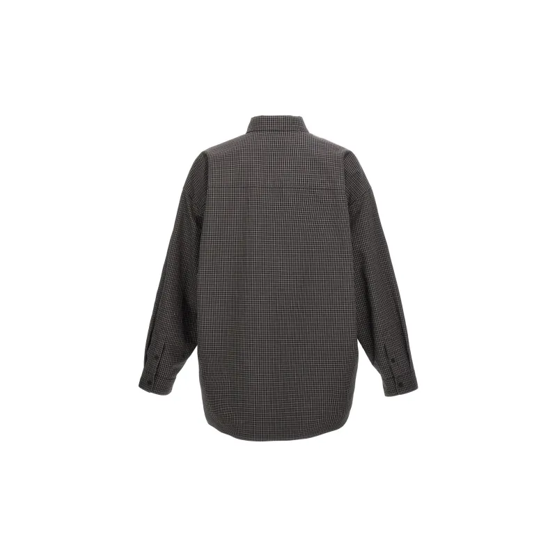 Balenciaga Checked Oversized Shirt-1