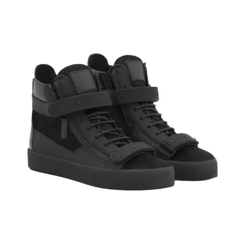 Giuseppe Zanotti/GZ Coby High Top Skateboard Shoes Men's Black-2
