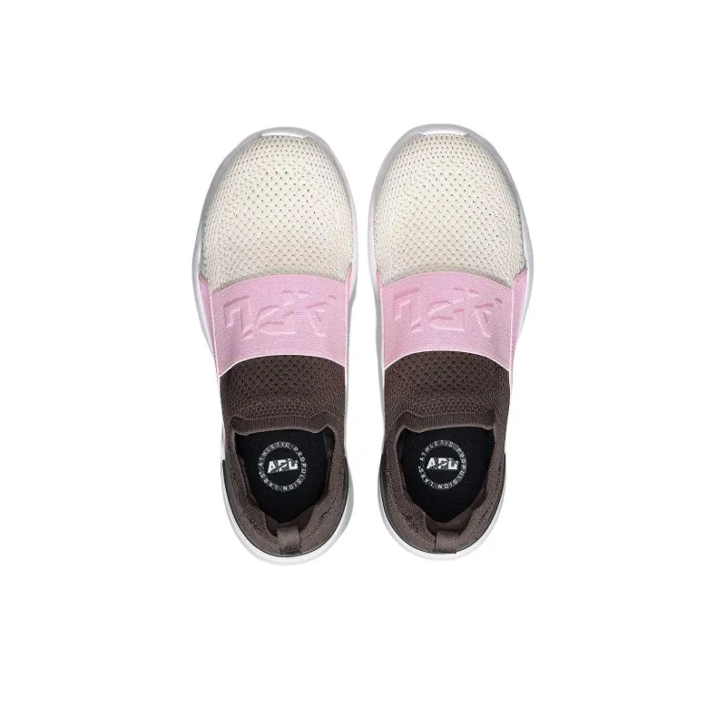 APL ATHLETIC PROPULSION LABS Low-Top Casual Running Shoes Women's Beige Pink Brown-3