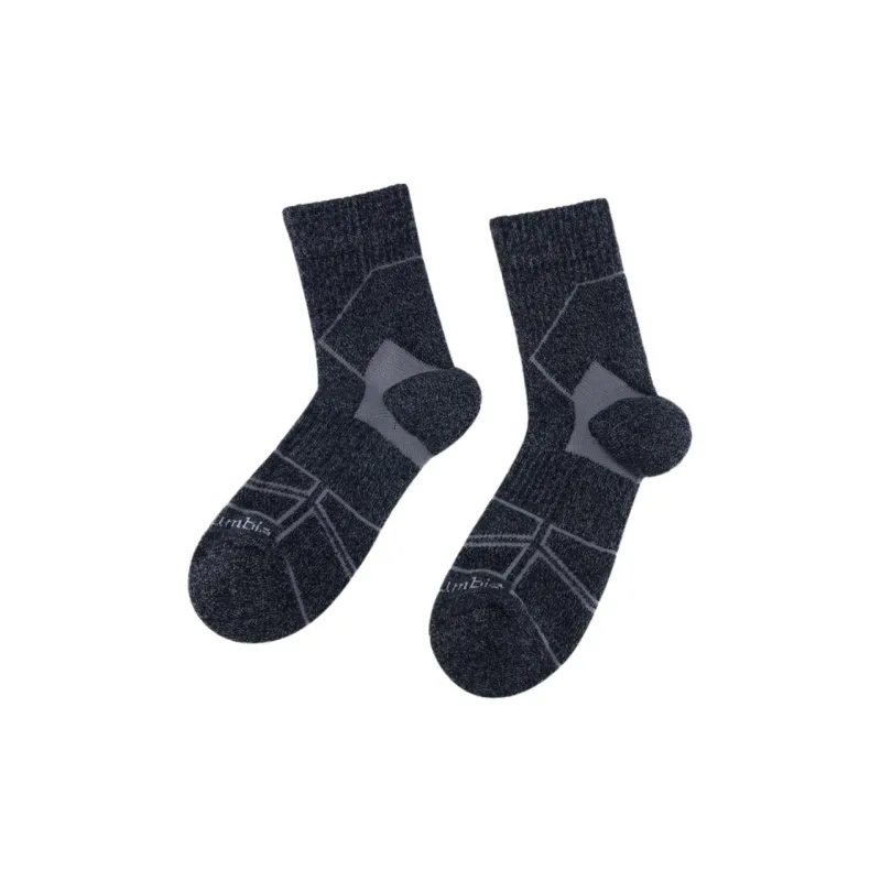 Columbia Mid-Calf Socks Unisex 1 Pack Black-1