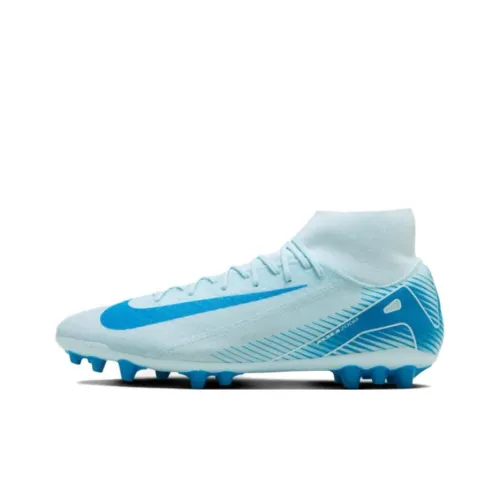 Nike Mercurial Superfly 10 Soccer Shoes Men High-Top Blue