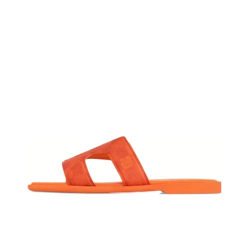 LOUIS VUITTON Oasis Slide Slippers Men Orange